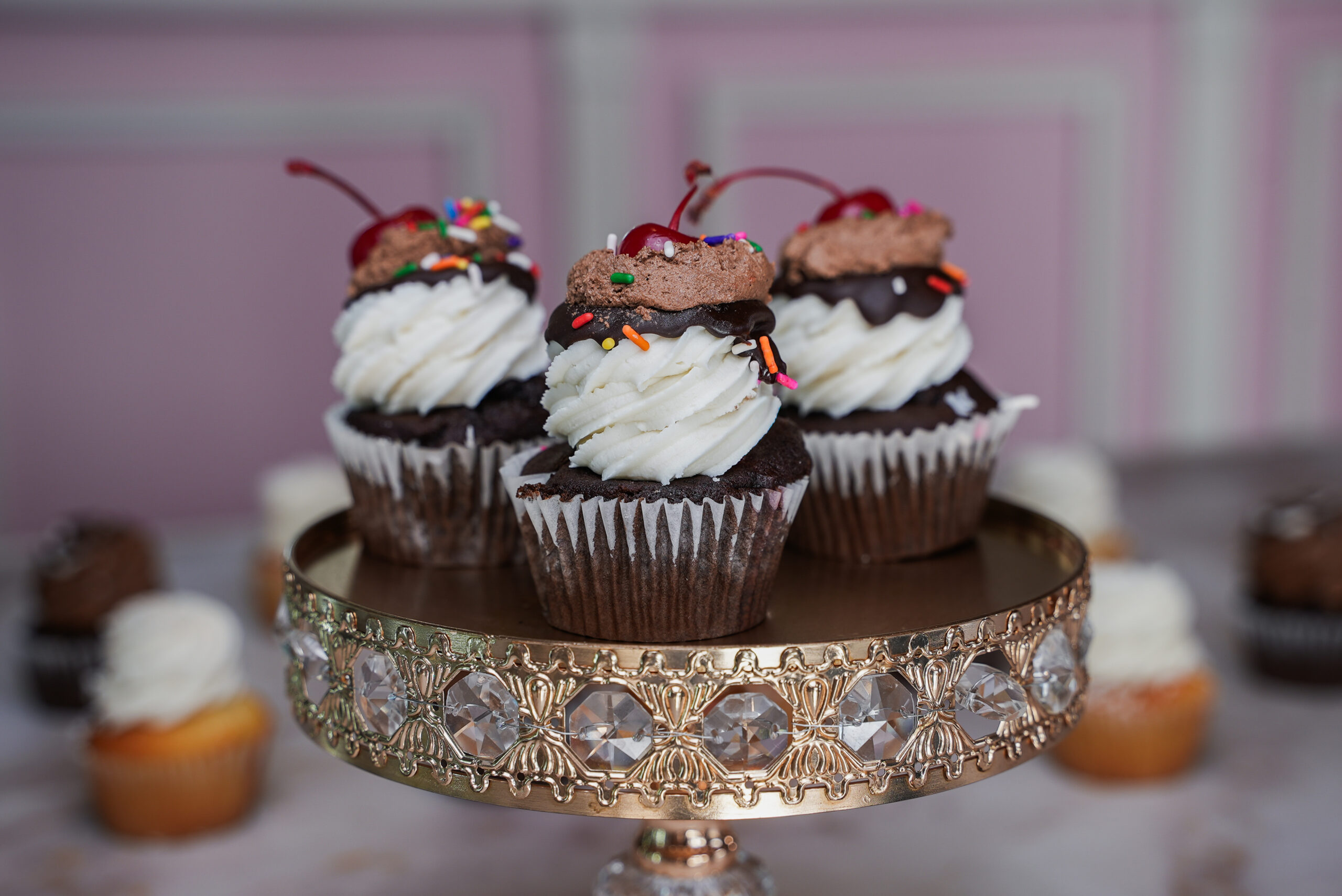 Ice Cream Sundae Cupcakes