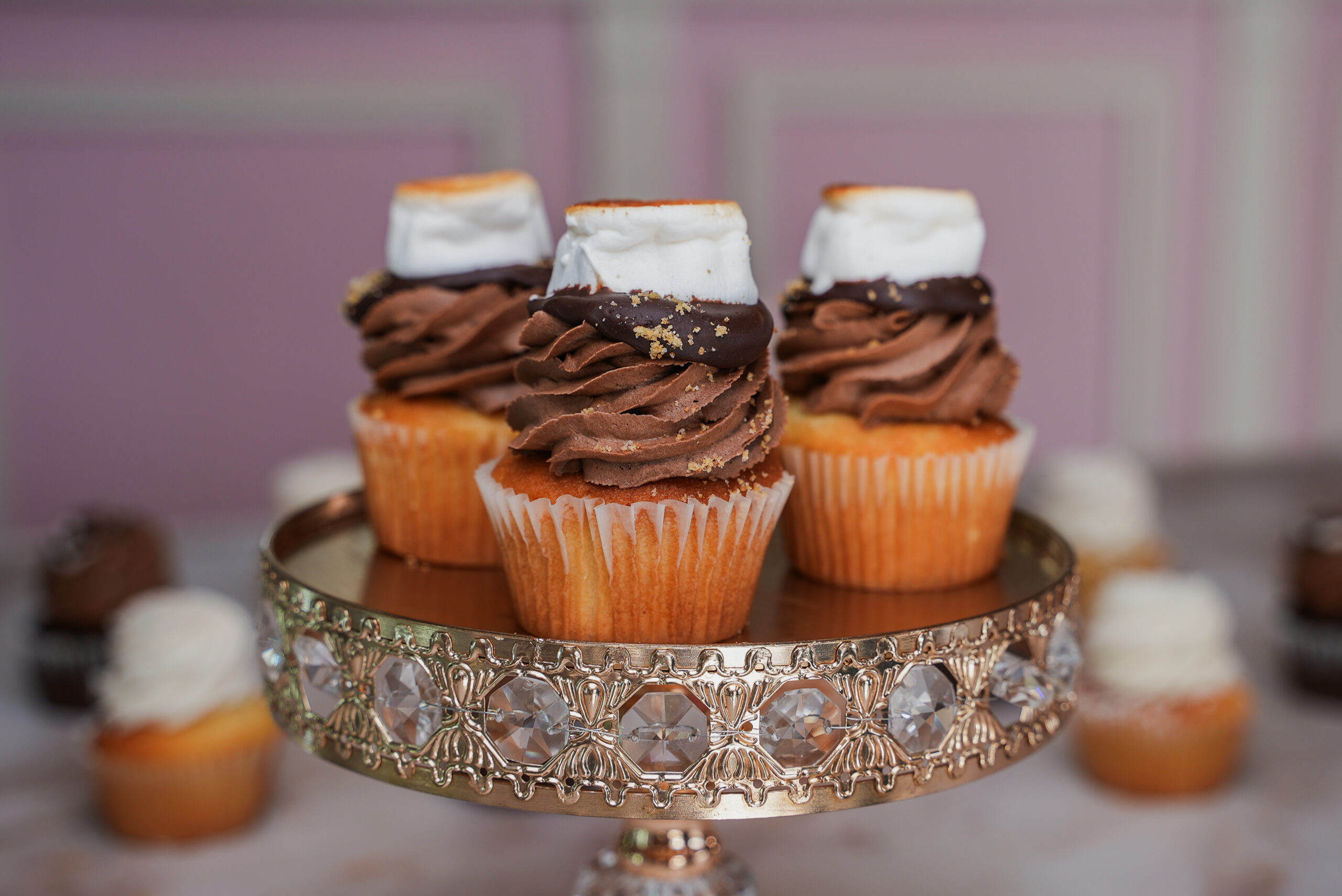 Toasted Marshmallow Cupcakes