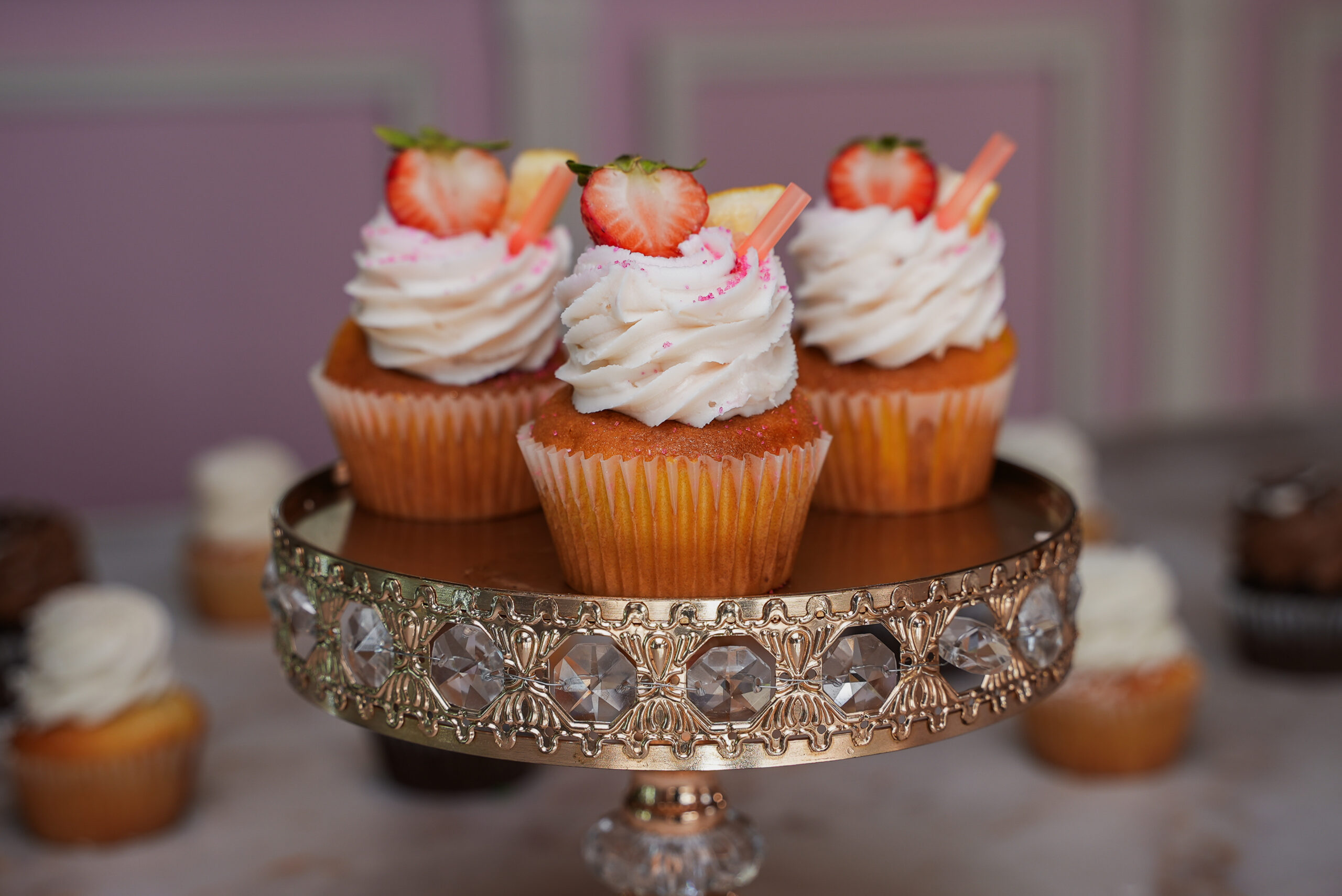 Strawberry Lemonade Cupcakes