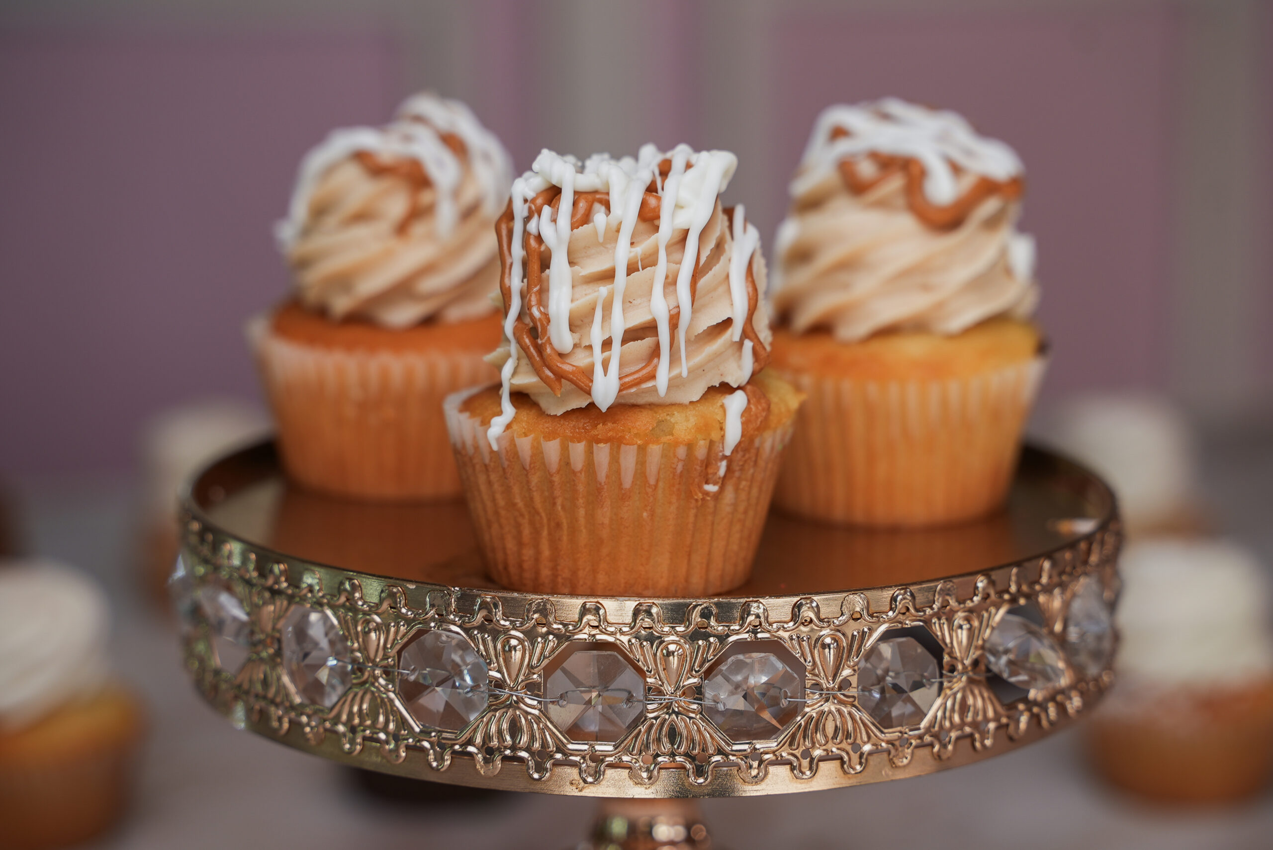 White Chocolate Peanut Butter Cupcakes