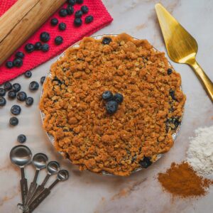 Blueberry Crumble Pie
